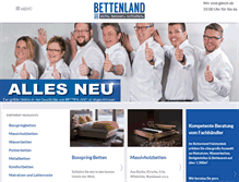 Tablet Screenshot of bettenland-halstenbek.de